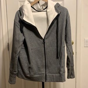 Fabletics oversized zip up hoodie